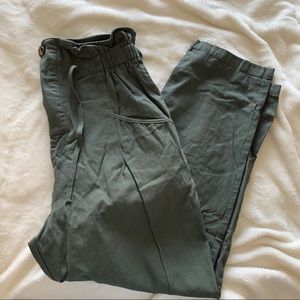 High Waisted Wide Leg Trousers